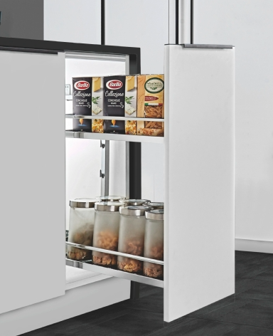 Soft Close Chrome Pull Out Mini For Base Unit