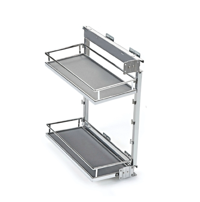Soft Close Chrome Pull Out Mini For Base Unit