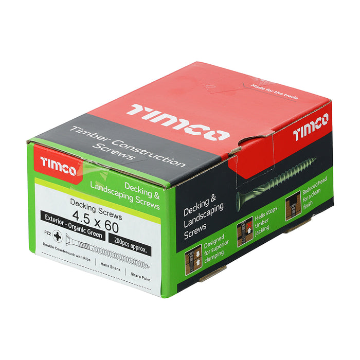 Decking Double Countersunk Screws - Box of 200