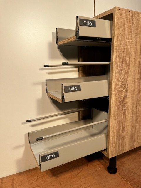 Assembled Alto Drawer Base Unit Ivory