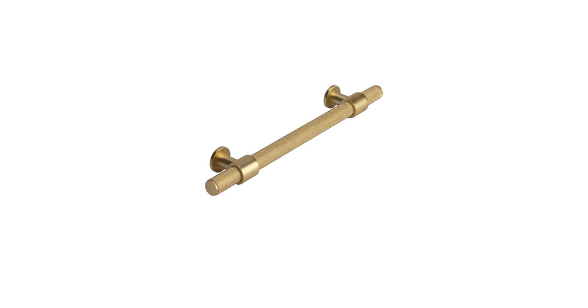 Brass Pull Knurled Handle 320mm (No.178)