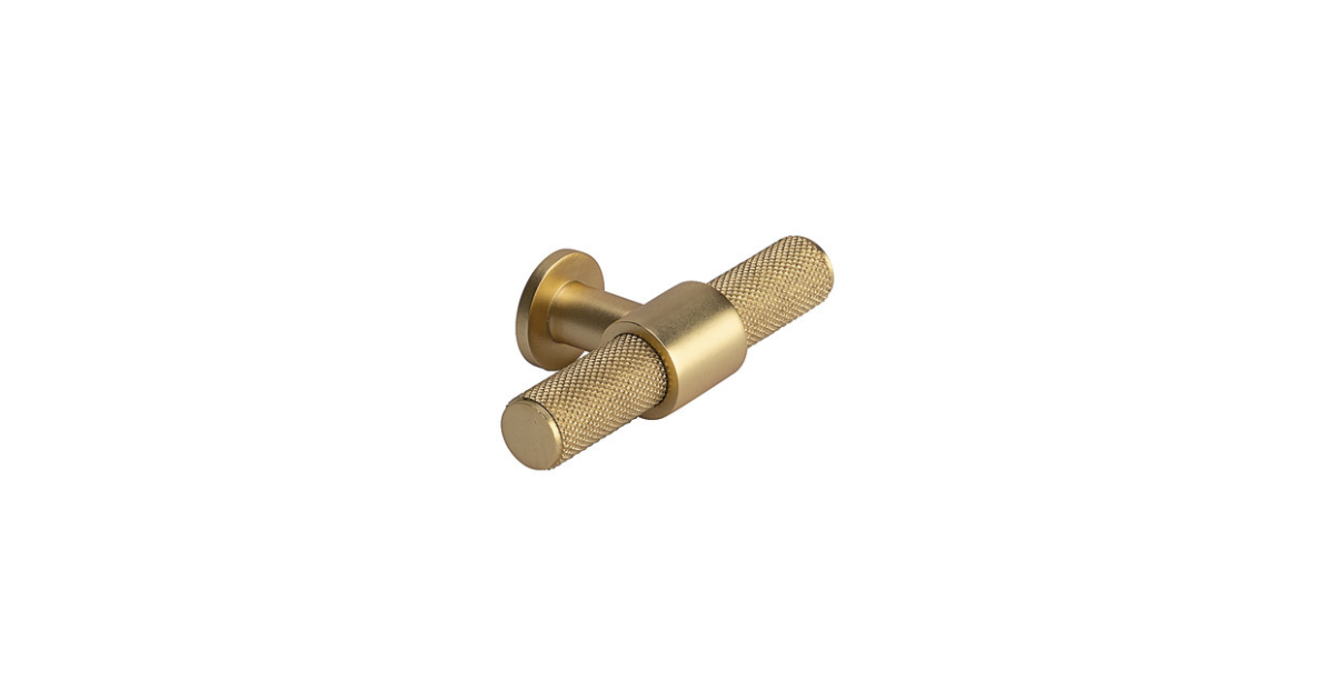 Brass Knurled T Knob 38mm (No.181)