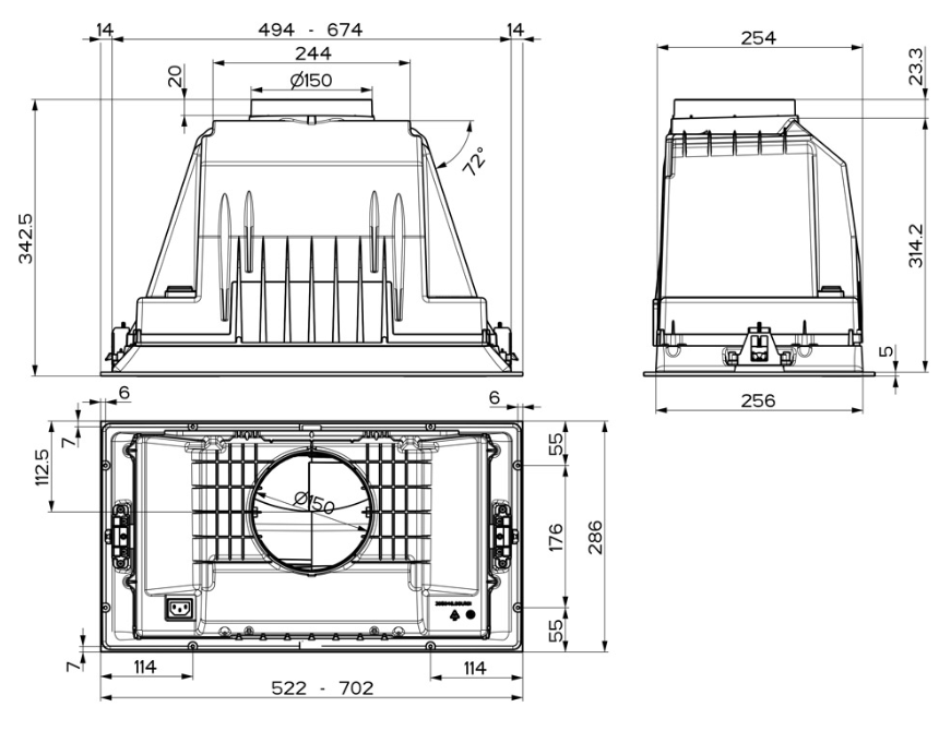 Faber Inca Plus HCX Canopy Fan
