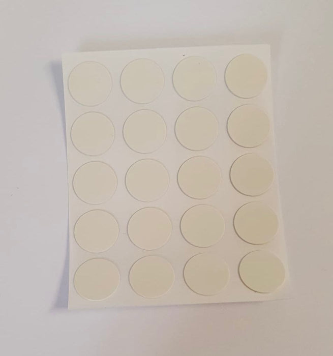 Ivory Screw Cover Caps (Pack of 100)