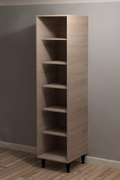 Assembled Larder Units Dark Walnut (2150mm)