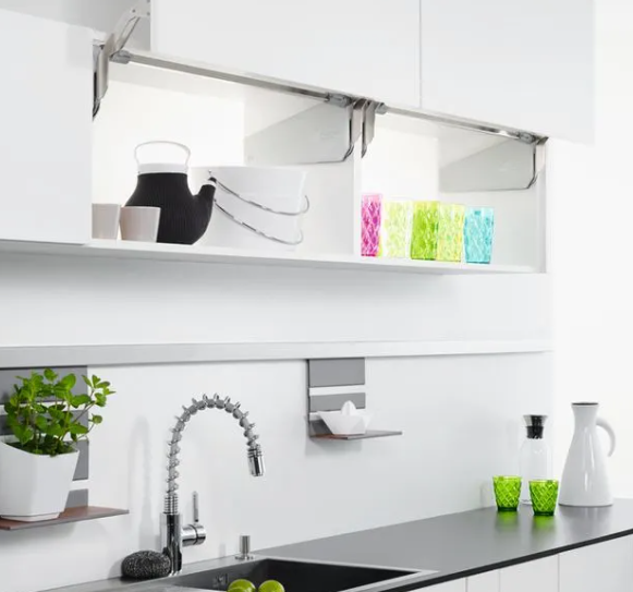 Microwave Lift, Free Slide, Stay, 600mm wide