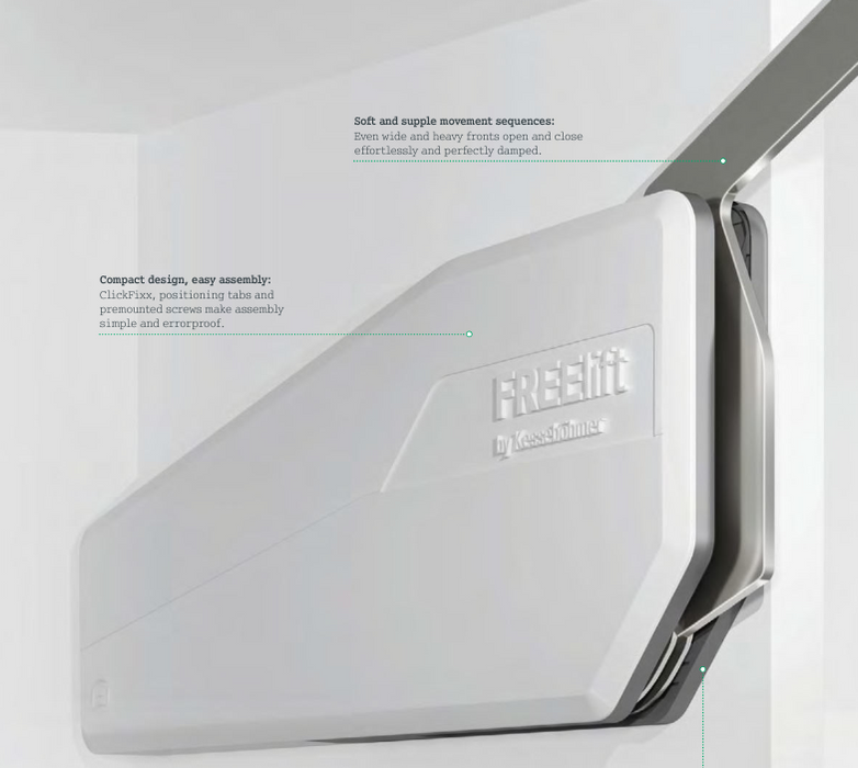 Microwave Lift, Free Slide, Stay, 600mm wide