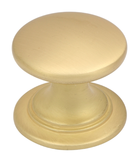 Windsor Satin Brass Knob 38mm (No.130)