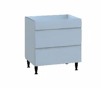 Strada Matte 900mm Softclose Drawer Unit 1C2P