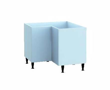 Zola Soft-Matte 900mm x 900mm Corner Base Unit