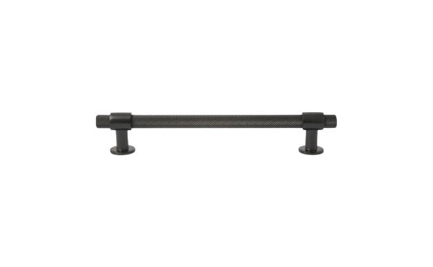 Black Knurled Bar Handle 160mm (No.148)
