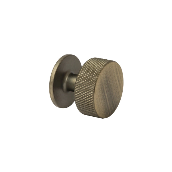 Antique Bronze Knurled Knob 32mm (No.149)