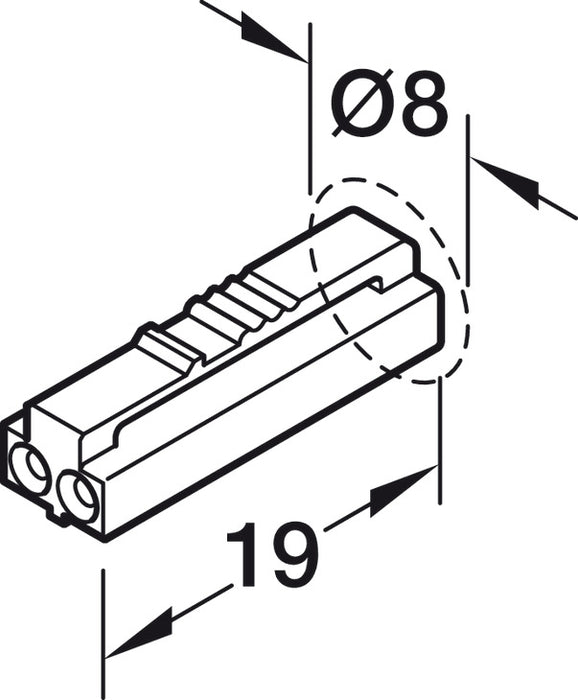 Connecting Lead, for Loox5 LED 12 V Monochromatic Strip Lights