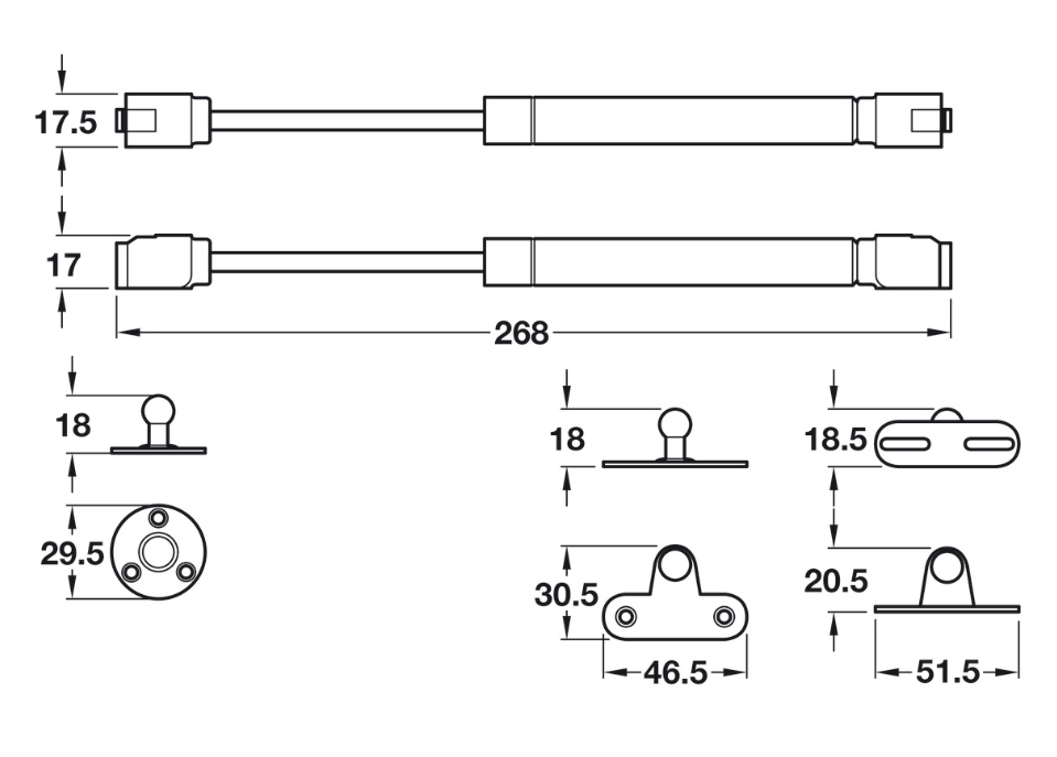 Automatic Opening Lid Stay