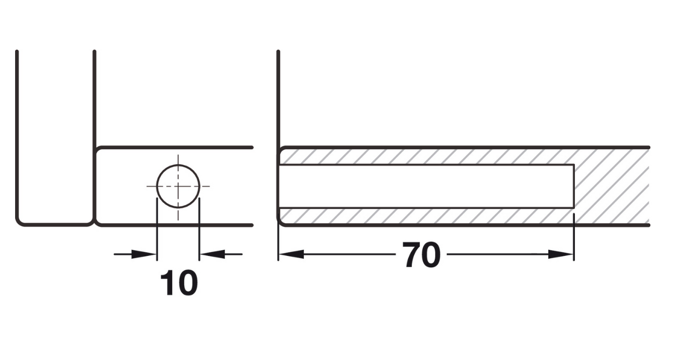Touch Latch, Push to Open Piston with Magnet