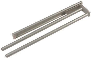 Hafele Towel Rail, with Two Arms, Aluminium