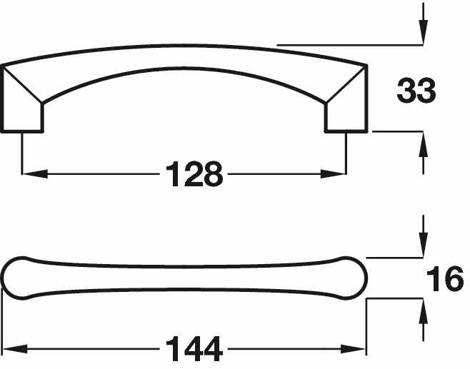 Chunky D Handle Brushed (No.69)