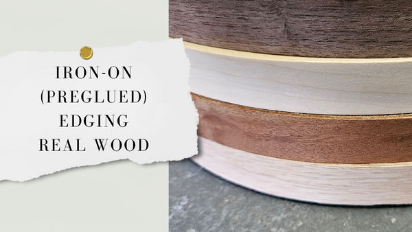 Iron-On (Preglued) Edging Real Wood