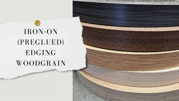 Iron-On (Preglued) Edging Woodgrain