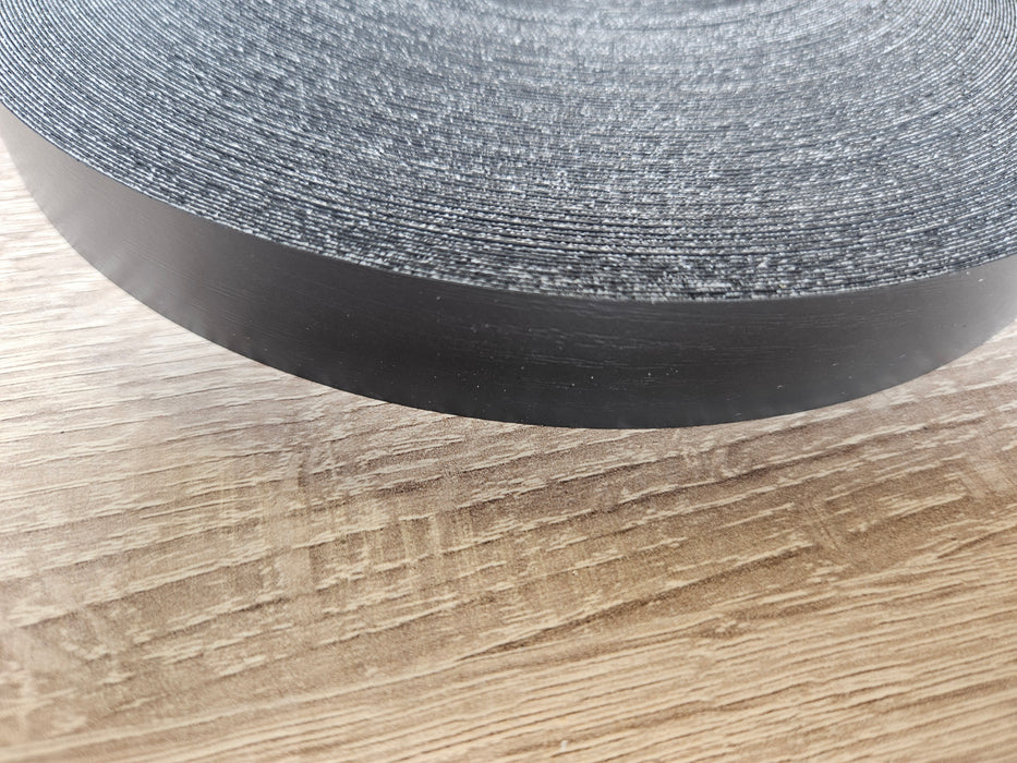 Legno Graphite Ash Iron On Edging 22mm / 50M