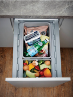 Kensington 400mm Blum Duo Bin Unit
