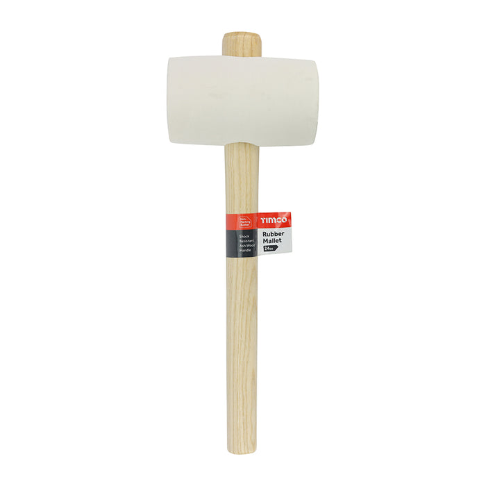 Rubber Mallet White 24oz