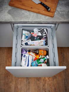 Aldana 500mm Blum Duo Bin Unit