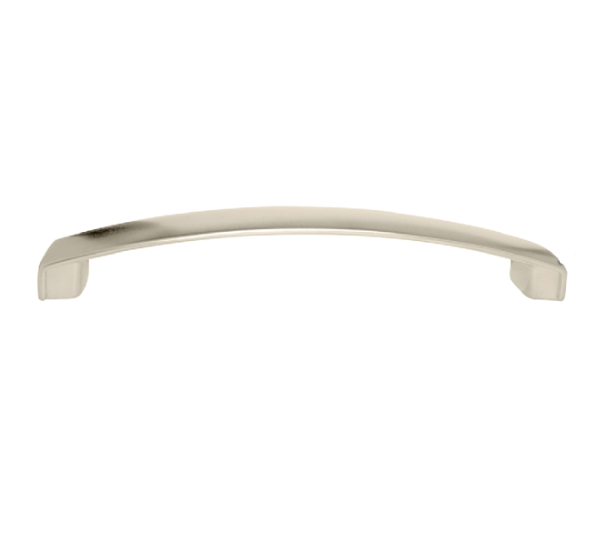 Flat Bow Handle - Satin Nickel