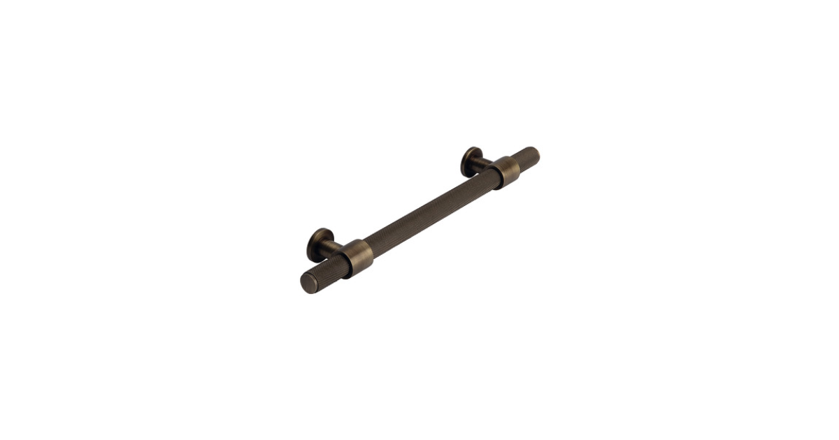Antique Bronze Pull Knurled Handle 320mm (No. 190)