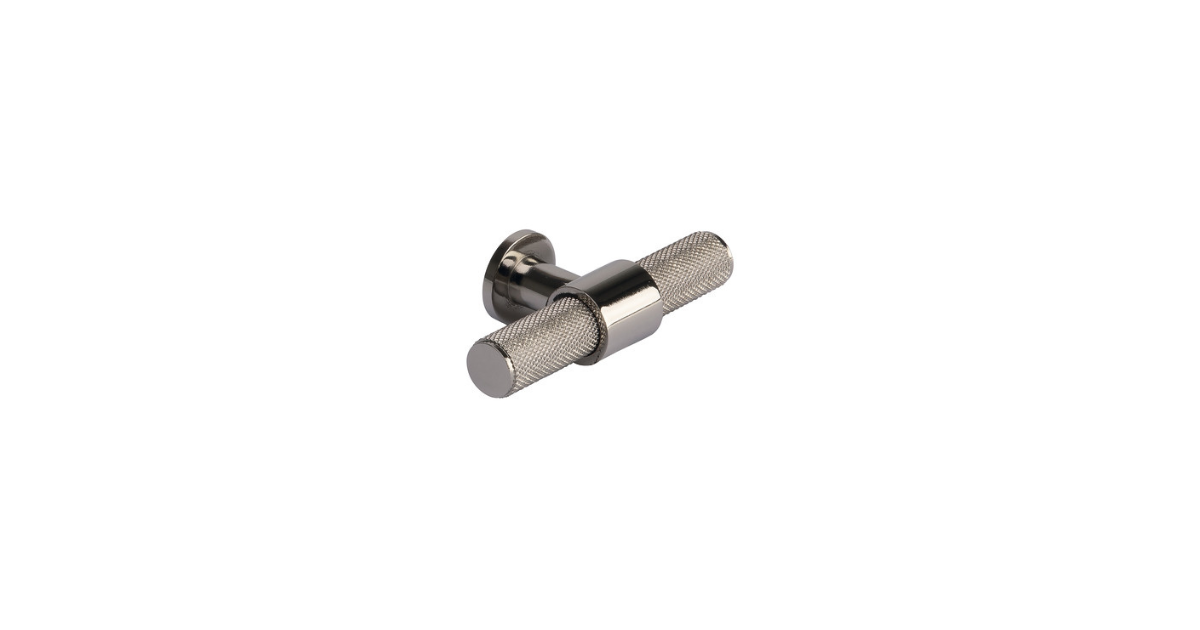 Polished Chrome Knurled T Knob 19.5mm (No.189)