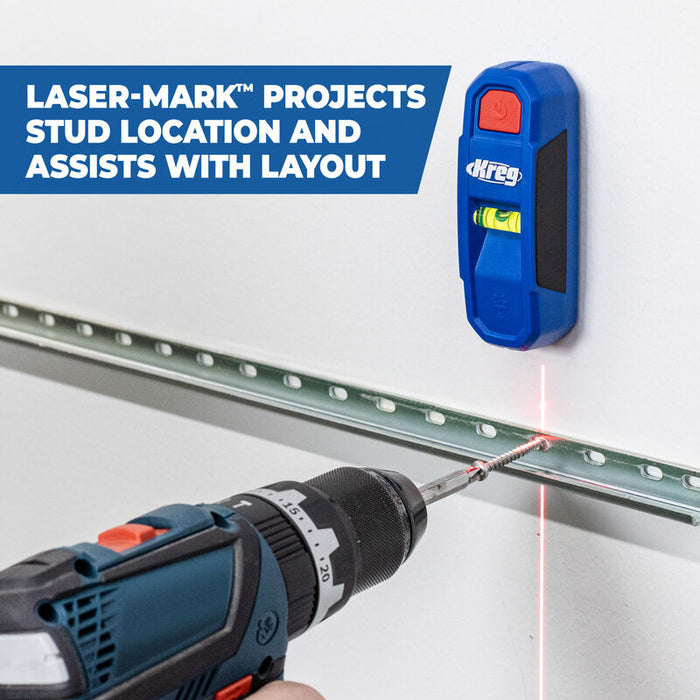 KREG Magnetic Stud Finder with Laser Mark