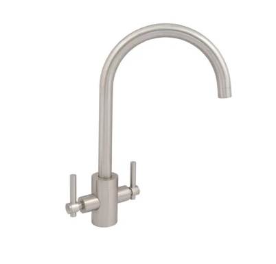 Clearwater Rococo Brushed Nickel Tap