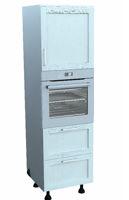 Kensington 600mm Single Oven Unit With Drawers (1970mm)