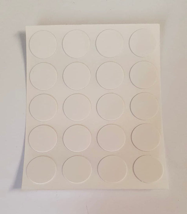 White Screw Cover Caps (Pack of 100)