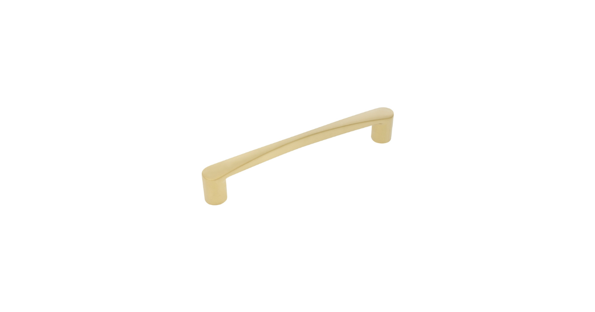 Brass Tapered Chunky D Handle 160mm (No.194)