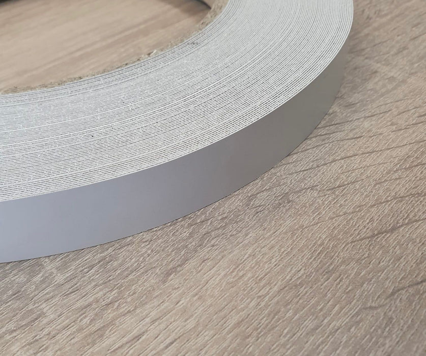 Light Grey Iron On Edging 22mm / 50M