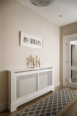 Georgian White Radiator Cabinet