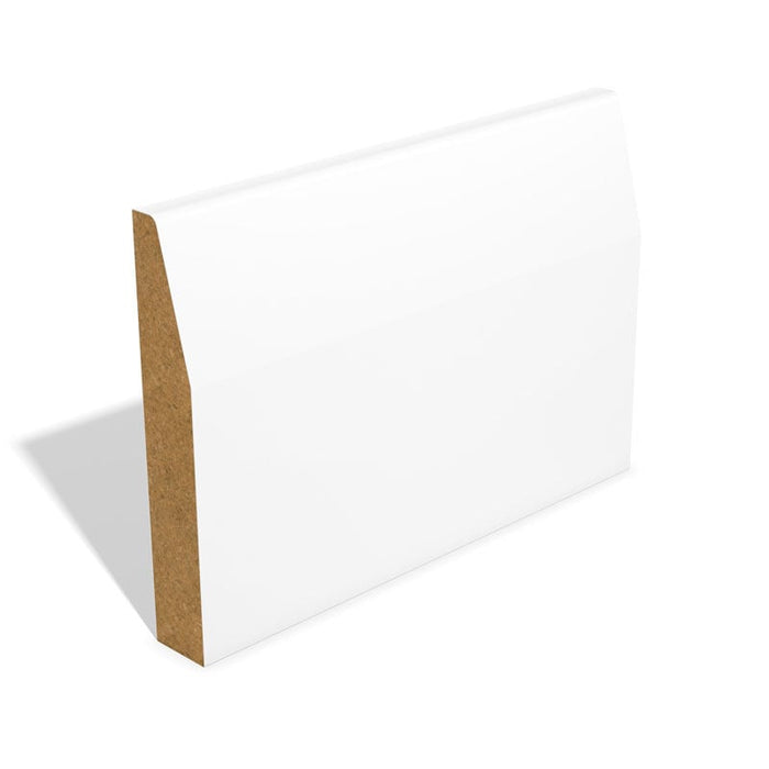 White Primed MDF Chamfered Skirting / Architrave