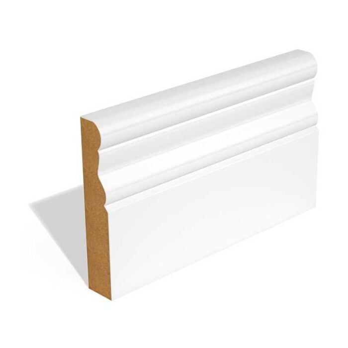 White Primed MDF Moulded Skirting / Architrave