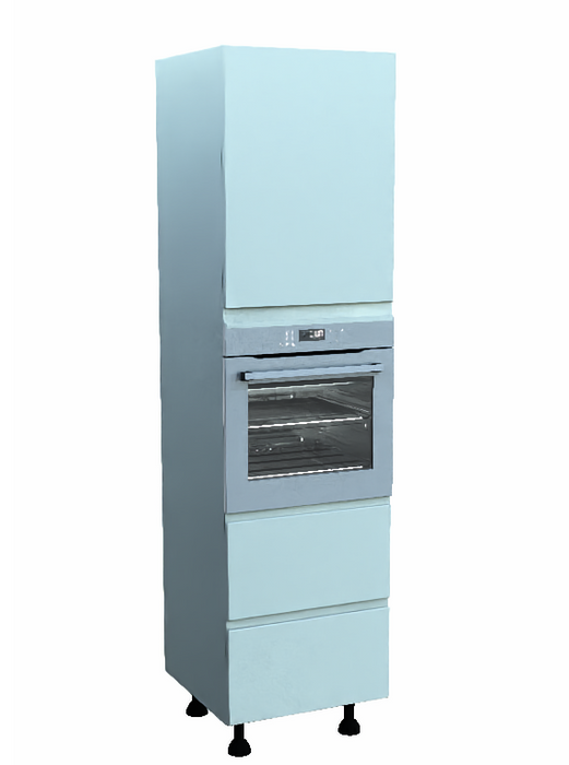 Strada Matte 600mm Single Oven Unit With Drawers (2150mm)
