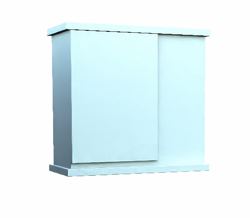 Strada Matte 720mm x 800mm Wall Panel Unit