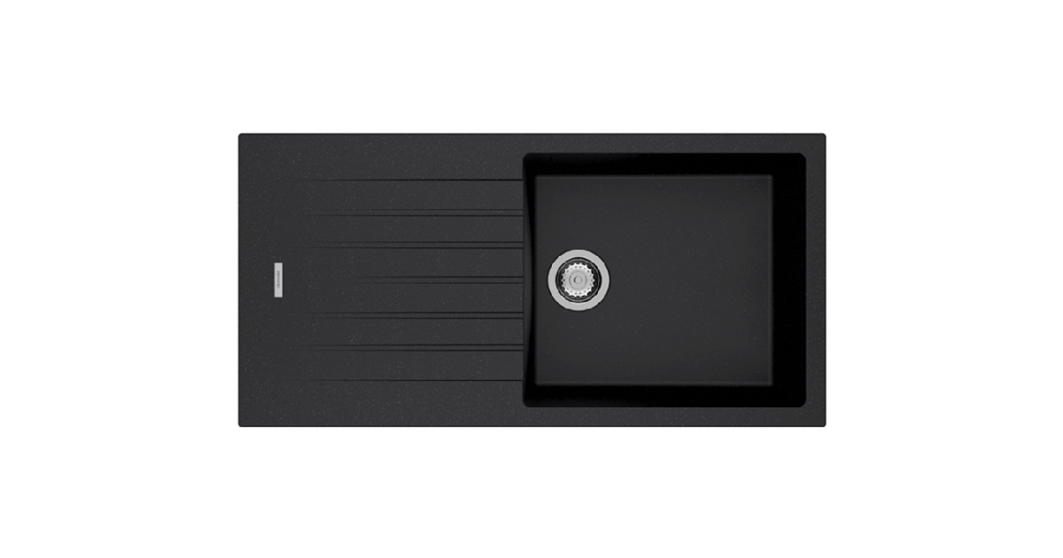 Tivoli Black Composite Single Bowl Sink